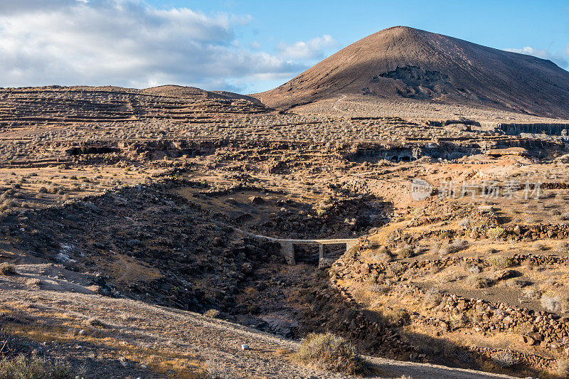 el mojon lanzarote火山河